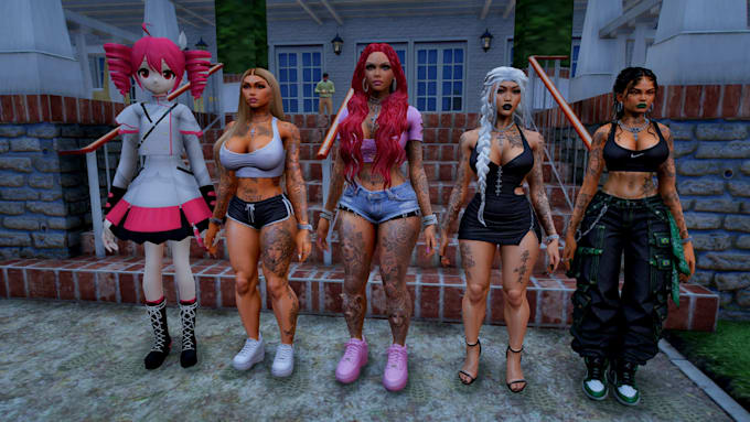 make gta 5 and fivem peds, props, resize, baby peds, animated props ,facial rig