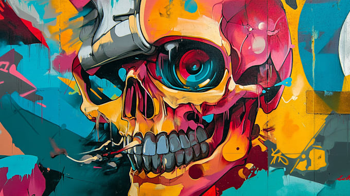 do custom graffiti art designs murals and wall arts