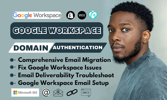 migrate godaddy email to google workspace, email authentication, squarespace txt