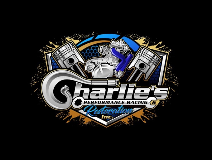 create professional and specially repair shop logo design