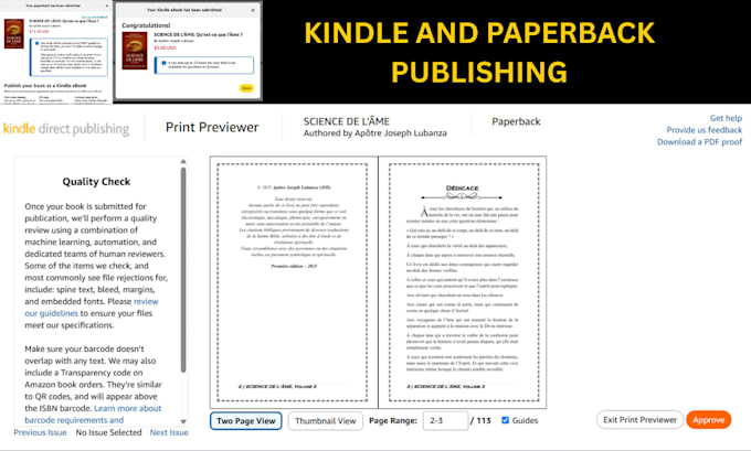 do amazon KDP book formatting and kindle KDP book publishing