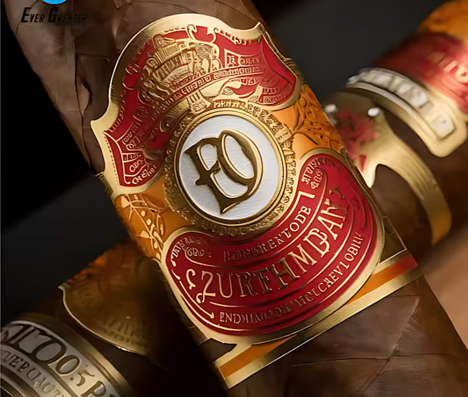 do a premium cigar band, cigar logo, cigar label and cigar box design