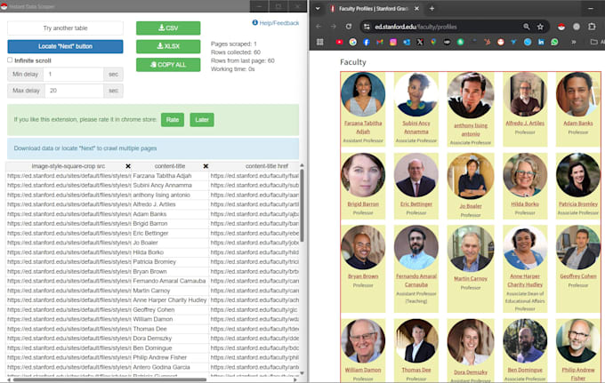 b2b contact data collection by using scraping tools