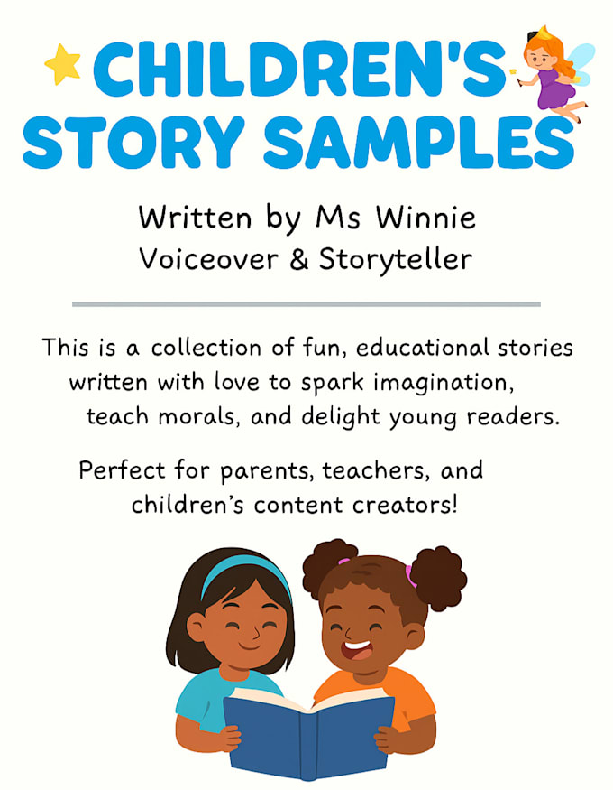 write fun and creative children storys with morals