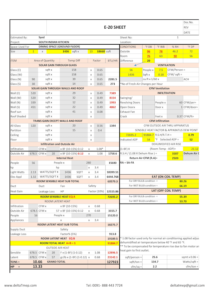 do heating and cooling load calculations using manual j ,hap