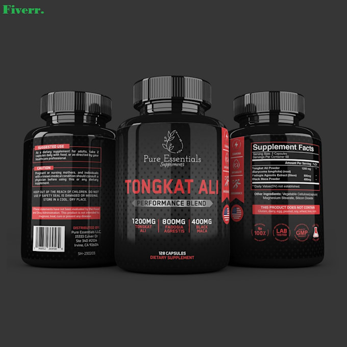 do product label design and supplement label design