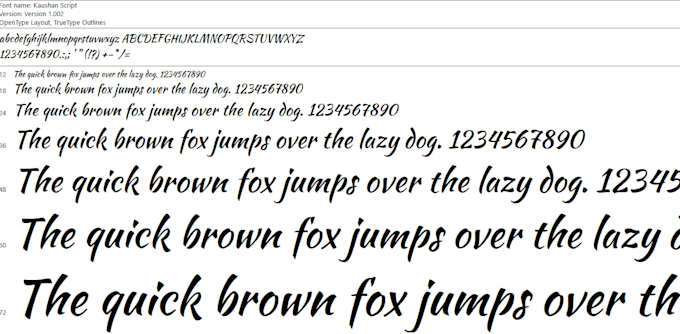 create custom font design, typography, or handwritten in 2 hours