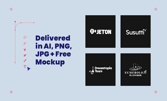 professional minimal logo with fast delivery