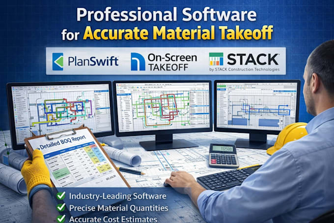 do material takeoff for an hvac plan