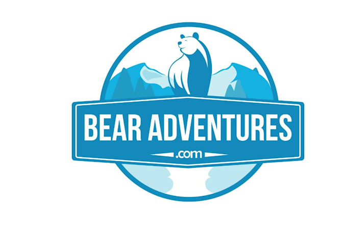 create a modern luxury bear logo design