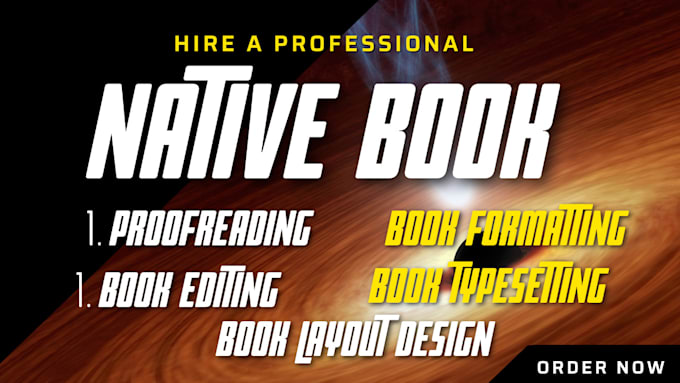 Proofread, format, edit your native language book, health supplement ...