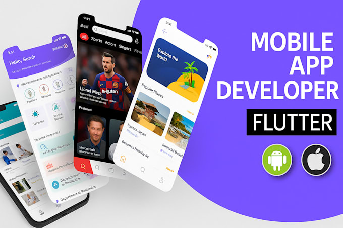 script python bot mobile app development ios app android app web or flutter app