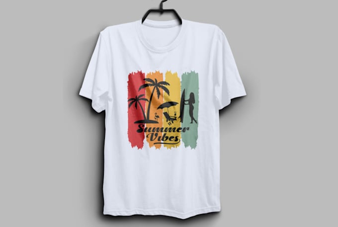 design trendy and custom t shirt graphics