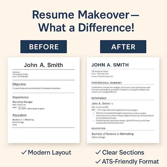 write a professional job winning resume