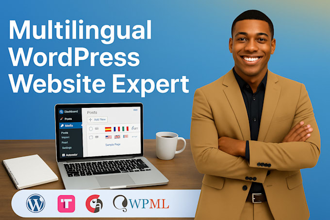 wpml, polylang, translatepress wordpress multilingual website translation expert