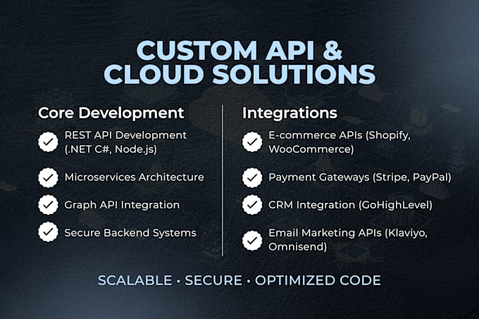 build your ms dotnet solution using csharp azure AWS gpc rest XML or graph api