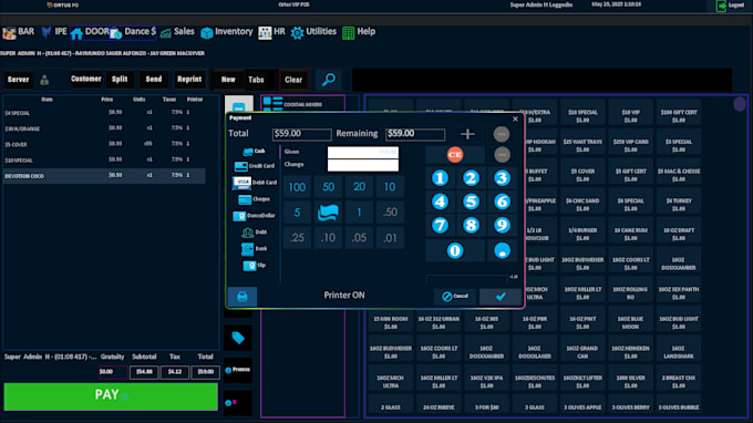develop a custom feature or module for unicenta pos