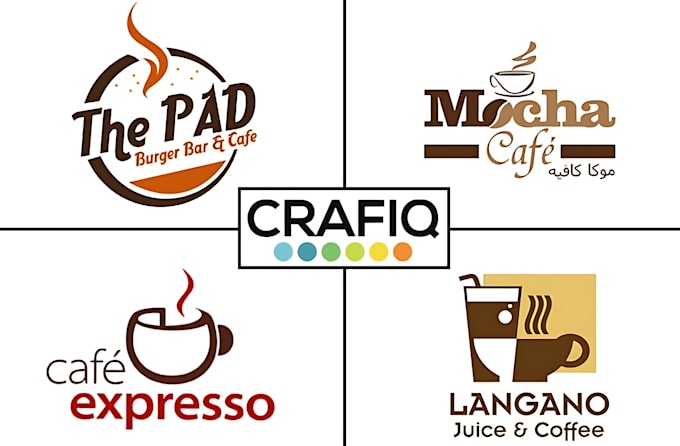 do vintage restaurant, café, coffee shop and bar logo