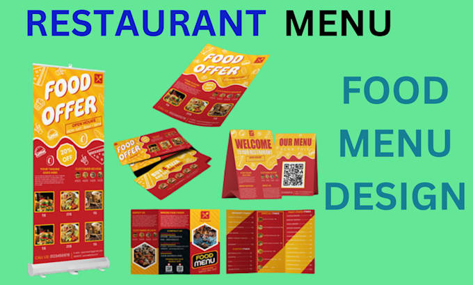 Design restaurant print tv menu restaurant menu food menu design by ...
