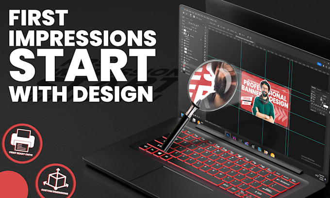 create high impact banners for your business or event