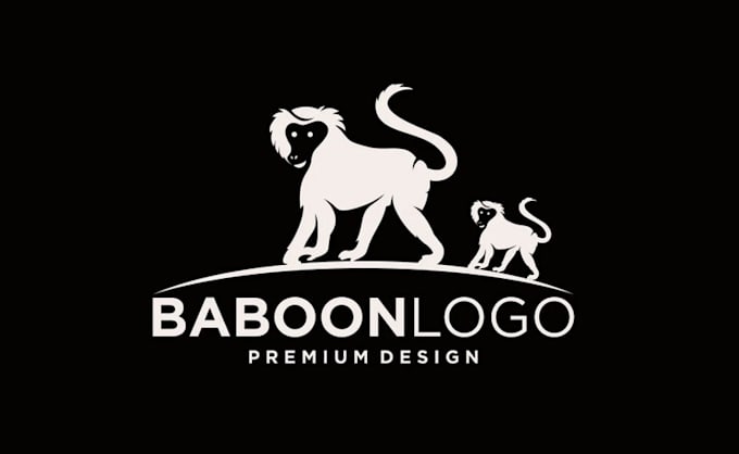 design monkey logo with original concept