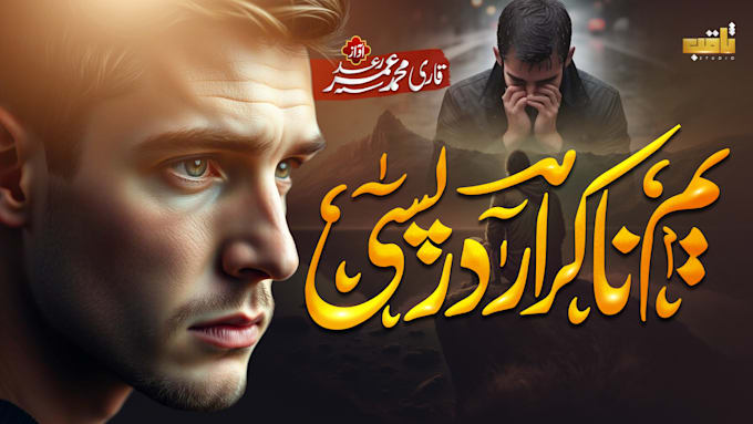 design naat or nasheed thumbnail eye catching