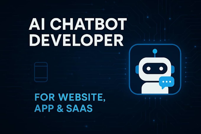 develop a smart ai chatbot using chat gpt for your website or mobile app