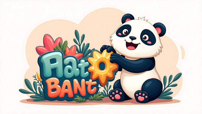 do panda mascot logo 12 hours with satisfaction guarantee