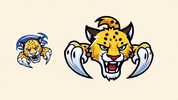 create cheetah claw logo for your business only 12 hours