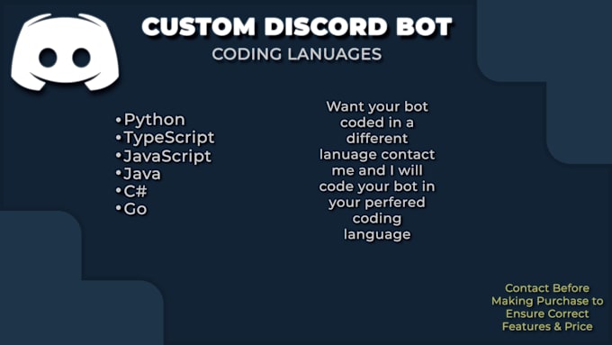 create a discord bot coded in python