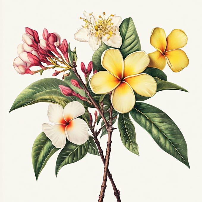 do paint watercolour botanical illustrations