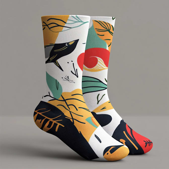 design a unique socks design for your brand