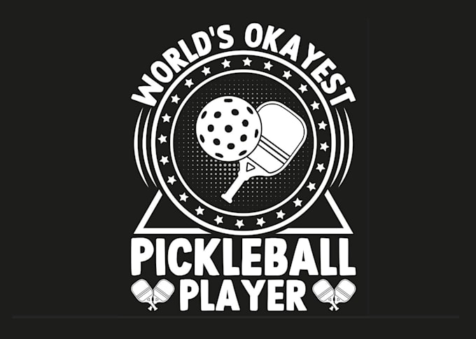 design high quality pickleball logo