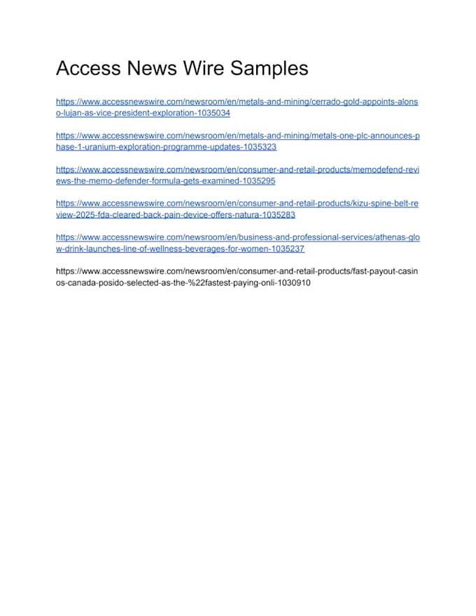 publish guest post on accessnewswire