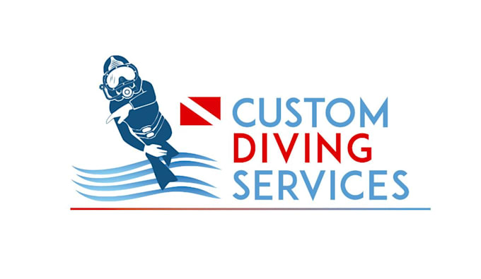 create your scuba driving logo design