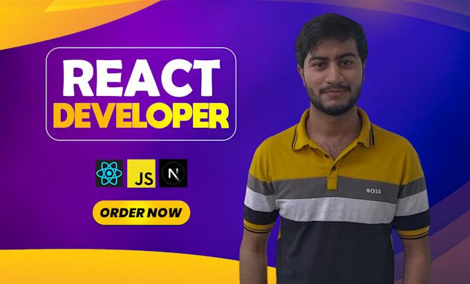 build react js website and react front end for you