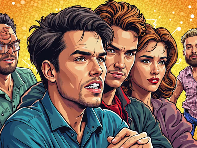 draw amazing comic pop art from your photos