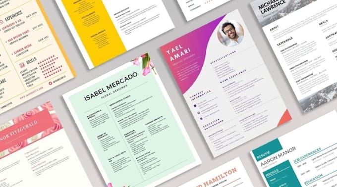 scrivere un CV professionale e vincente con template elegante