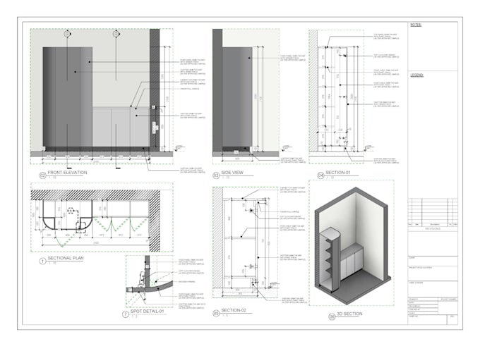 do joinery and fitout technical shop drawings