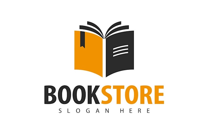 create attractive and imagination book store logo design
