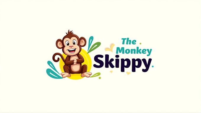 design outstanding monkey mascot logo with express delivery