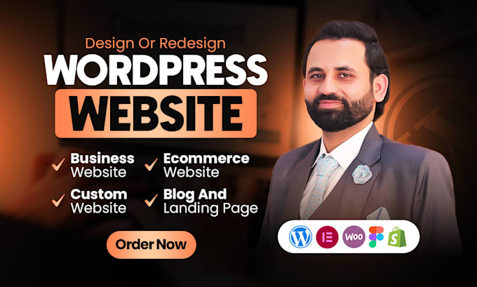 do wordpress website development, design redesign wordpress business website