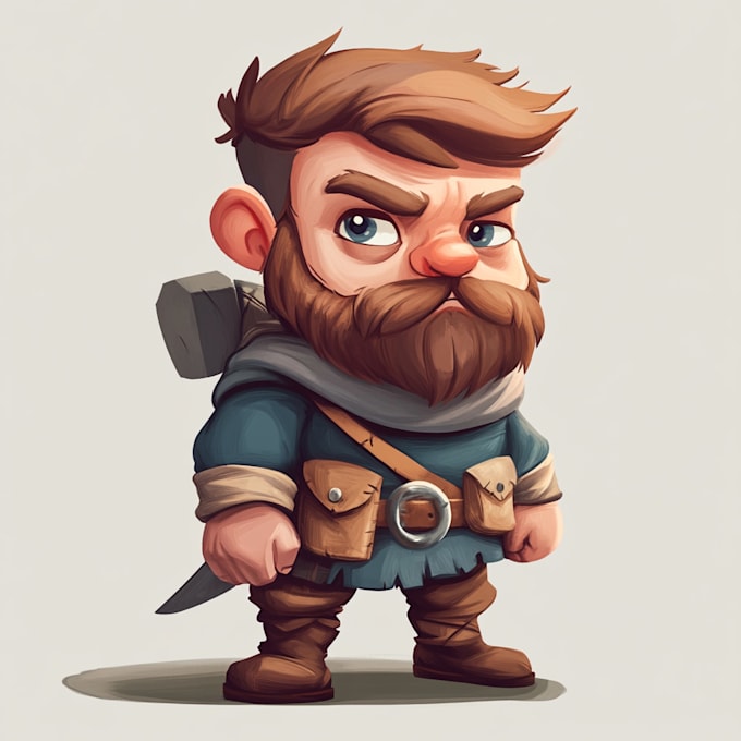 create simple 2d game characters