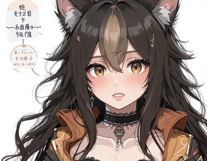 do a reference sheet of your fursona or anime character
