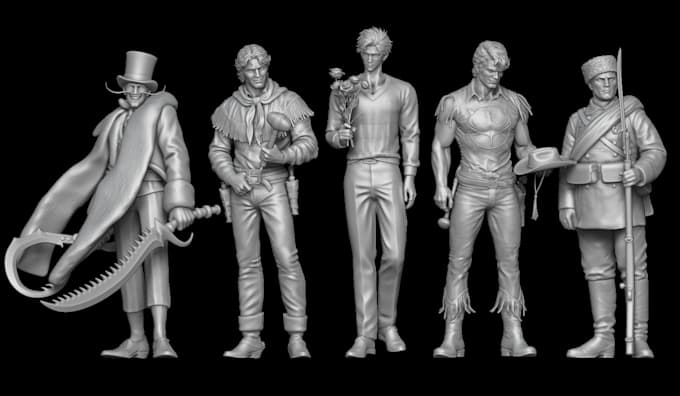 sculpt your 3d character toys for 3d printing and rendering