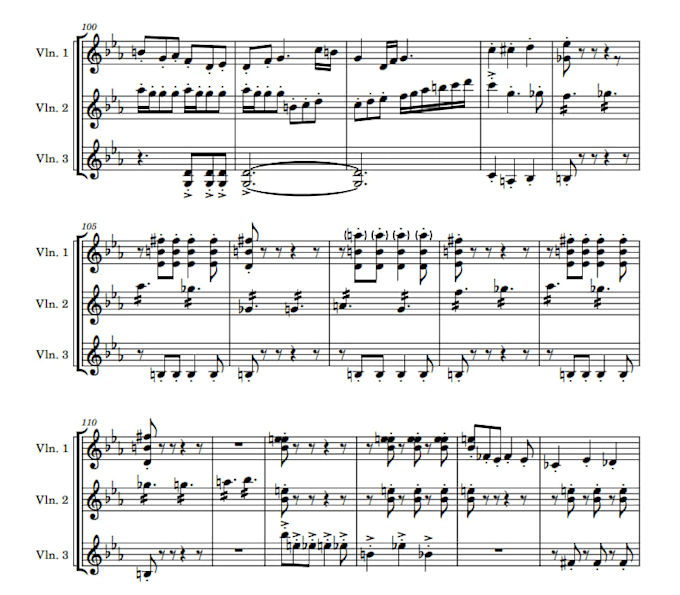 transcribe or transpose any part for any instrument