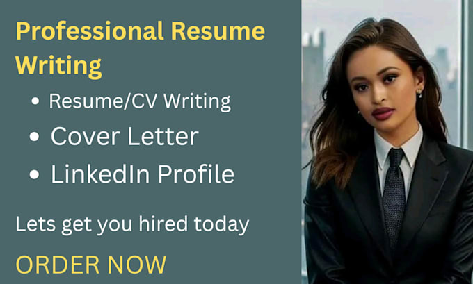 deliver ats friendly resume, cover letter, linkedin profile