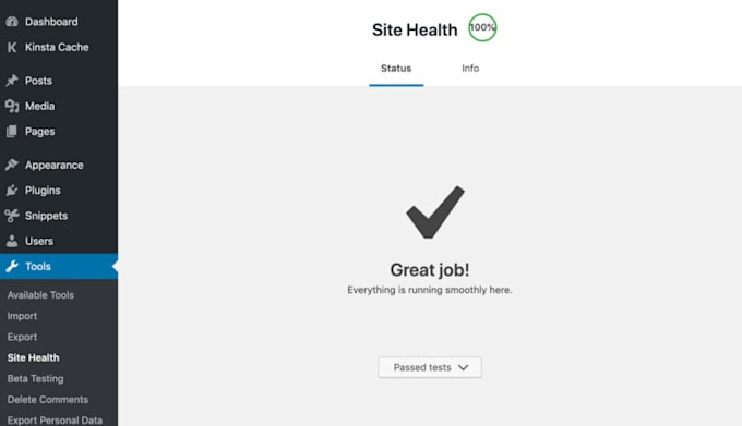 fix wordpress site health errors and improve performance