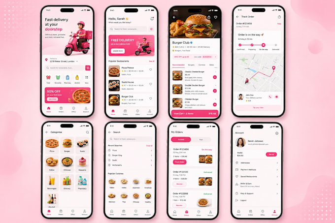 do mobile app design, figma ui design, ux design, prototyping