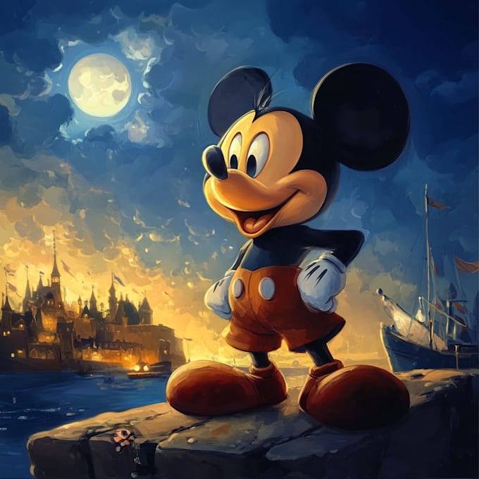 draw your cartoon portrait in disney style